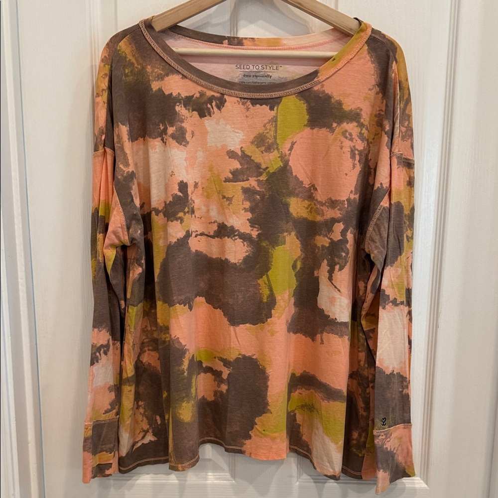 Seed to style organic cotton long sleeve shirt